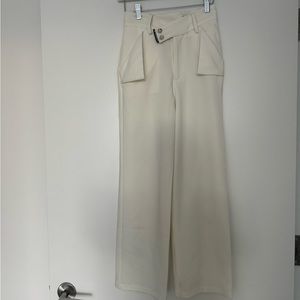 Eimismosol White High Rise Trousers